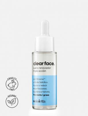 Suero Renovador Triple Acción Clear Face