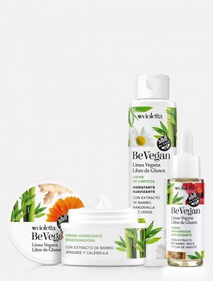 Rutina Skincare Vegana - Leche + Suero + Crema Hidratante Be Vegan