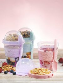 Contenedor Vaso Yogur Porta Cereal + Icepack Supercool!